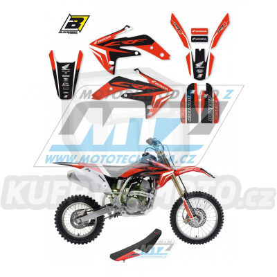 Polepy s potahem sedla (sada polepů a potah sedla Dream) - Honda CRF150 / 07-23 - typ polepů Dream4