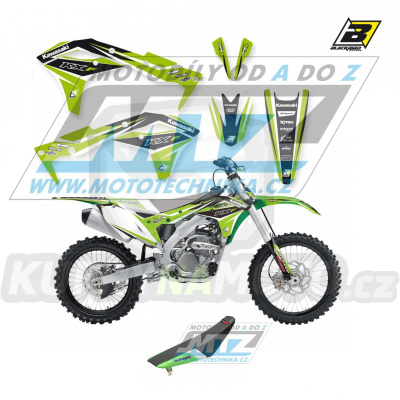 Polepy s potahem sedla (sada polepů a potah sedla Dream) - Kawasaki KXF250 / 17-20 - typ polepů Dream4