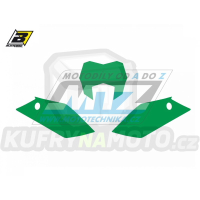 Polepy číslových tabulek (vystřižené) - GasGas EC / 12-13 - barva zelená