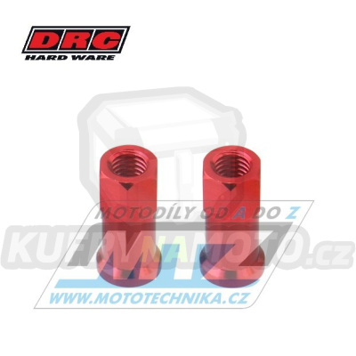 Matice haltru DRC Rim Lock Nuts Alu (sada na 2kola) - DRC D58-02-106 - červené