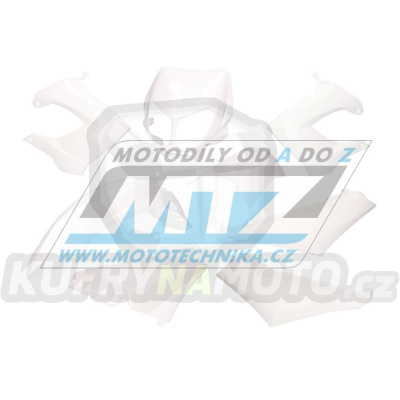 Sada plastů Derbi 50 Senda X-Treme / 00-10 + 50R XTreme / 00-10 + 50SM / 00-05  - barva bílá