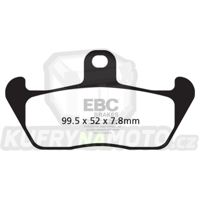 Brzdové destičky EBC FA163