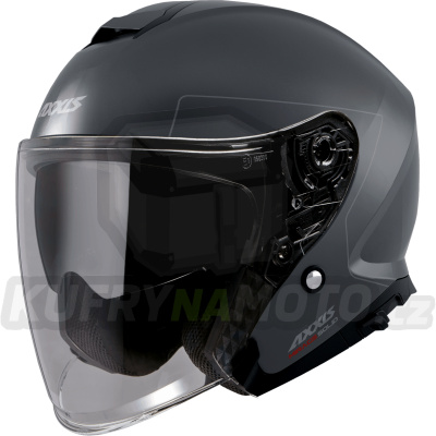 Otevřená helma AXXIS MIRAGE SV ABS solid šedá matná XS