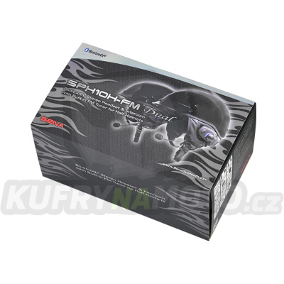 SENA SPH10HD-FM-01 interkom handsfree headset moto SPH10H BLUETOOTH 3.0 DO 700M s radiem FM taky MIKROFONEM DO přileb CHOPPER ( 2 sety ) - akce