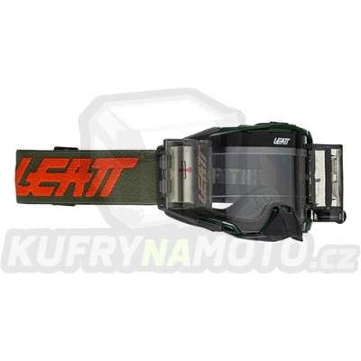 LEATT VELOCITY 6.5 ROLL-OFF BRÝLE CACTUS CLEAR 83% BARVA ZELENÁ / ORANŽOVÁ-8021700480-akce