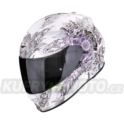 Moto přilba SCORPION EXO-491 DREAM bílý chameleon