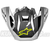 kšilt pro přilby S-M5 ROVER, ALPINESTARS (žlutá fluo/šedá/maskáč) 2022