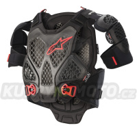 chránič těla A-6, ALPINESTARS (černá antracit/červená) 2024