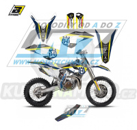 Polepy s potahem sedla (sada polepů a potah sedla Dream) - Husqvarna TC85 / 14-17 - typ polepů Dream4