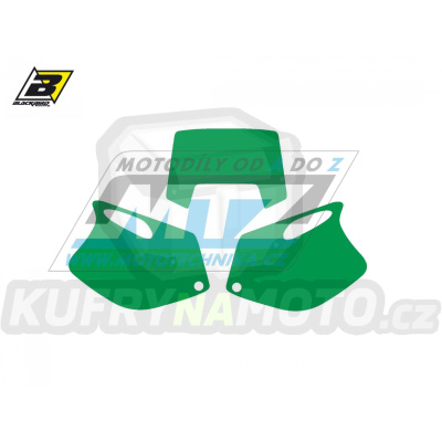 Polepy číslových tabulek (vystřižené) - KTM EXC 2T / 93-97 - barva zelená