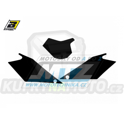 Polepy číslových tabulek (vystřižené) - GasGas EC125+EC250+EC300 + FSR450+FSR515 / 08-09 - barva černá