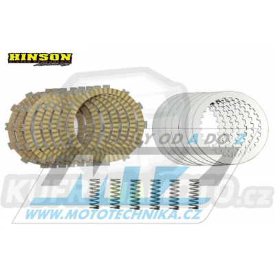 Sada spojkových lamel třecích, ocelových a pružin Hinson - Honda CRF450R / 17-20 + CRF450RL / 21-26 + CRF450L / 19-20 + CRF450RWE / 19-20 + CRF450RX / 17-20