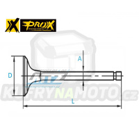 Ventil výfukový titanový Yamaha YZF450 / 20-22 + WRF450 / 21-23 + YZF450X + Fantic XXF450
