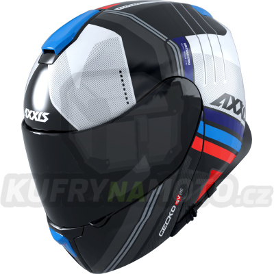 Výklopná helma AXXIS GECKO SV ABS epic b7 lesklá modrá XL