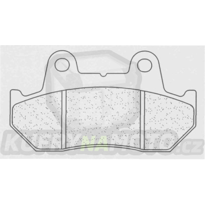 Brzdové destičky CL BRAKES 2289 A3+