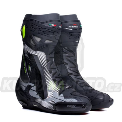 Moto boty TCX RT-RACE PRO AIR černo/bílo/šedé