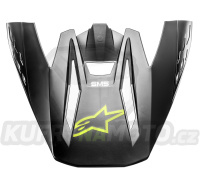 kšilt pro přilby S-M5 COMPASS, ALPINESTARS (černá/žlutá fluo matná) 2022