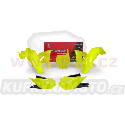 sada plastů Yamaha, RTECH (neon žlutá, 5 dílů)