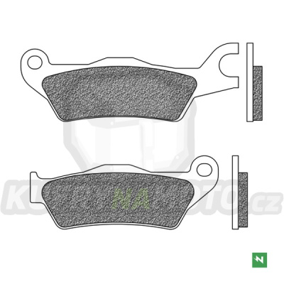 brzdové destičky, NEWFREN (směs ROAD TOURING SINTERED) 2 ks v balení