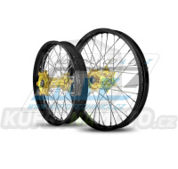 Kolo kompletní přední 1,60x21&quot; (zlatý náboj / černý ráfek) - Suzuki RMZ250+RMZ450