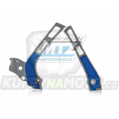 Kryty rámu Yamaha YZ125+YZ250 / 06-25 + Fantic XX125+XX250 - barva šedo-modrá