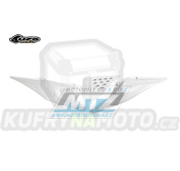 Bočnice Racing s děrovaným krytem KTM SX+SXF / 19-22 + EXC+EXCF / 20-23 - barva bílá