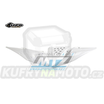 Bočnice Racing s děrovaným krytem KTM SX+SXF / 19-22 + EXC+EXCF / 20-23 - barva bílá