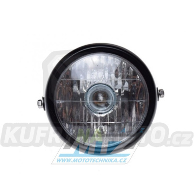 Světlo přední / reflektor kulatý 5,5'' - barva černá