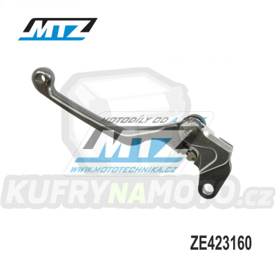 Páčka spojky výklopná MTZ FLEX-CP (4-prsté provedení) - Yamaha YZ80 + YZ85 + WR250R + WR250X + SEROW225 + SEROW250 + TTR125 + TTR250 + XT250X + TRICKER + DT230LANZA + Kawasaki KDX125 + KDX250 + KLX250 + Suzuki RM85 + RM125 + RM250