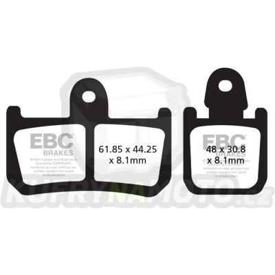Brzdové destičky EBC FA442/4HH