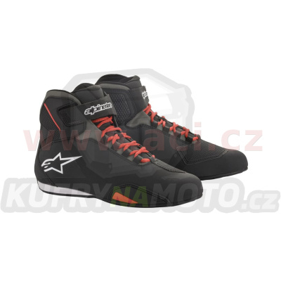 boty SEKTOR, ALPINESTARS (černé/červené)