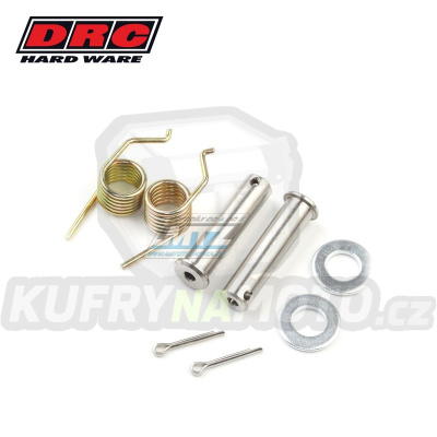 Sada čepů + pružin stupaček DRC FOOT PEG SPRING PIN SET - DRC D48-01-112 - Suzuki DR250+DR350 + DR600+DR650 + DR250 Djebel + TS125+TS200 / 89-97 + Yamaha DT230 / 97-98 + DT200WR/ 91-94 + SEROW250/ 04-20+TT250R/ 93-97 + XT250/ 08-21