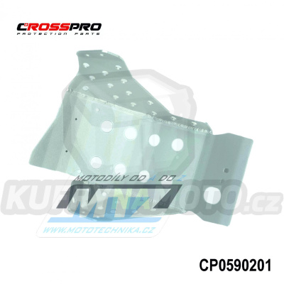 Kryt pod motor hliníkový ALU Engine Guard - KTM 250EXCF+350EXCF / 17-23 + Husqvarna FE250+FE350 / 19-23 + Gas-Gas ECF250+ECF350 / 21-23