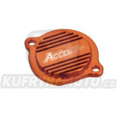ACCEL kryt filtru oleje KTM SXF/EXCF 400/450/520/525 '99-'07, SXF/EXCF 250 '06-'12 barva oranžová