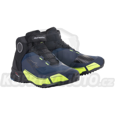 boty CR-X DRYSTAR, ALPINESTARS (modrá/žlutá fluo/černá) 2024