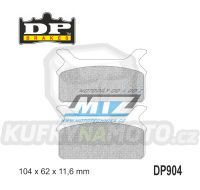 Destičky brzdové DP904 - DP BRAKES směs Premium Sinter OEM