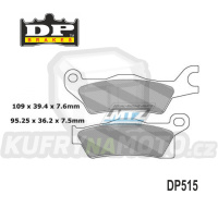 Destičky brzdové DP515 - DP BRAKES směs Premium Sinter OEM