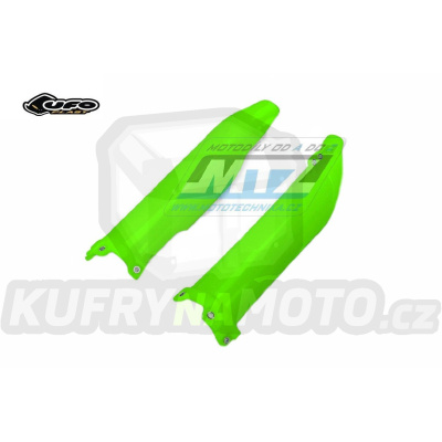 Kryty předních vidlic Kawasaki KXF450+KX450 / 16-25 + KXF250+KX250 / 21-25 - barva FLUO zelená (neon zelená)