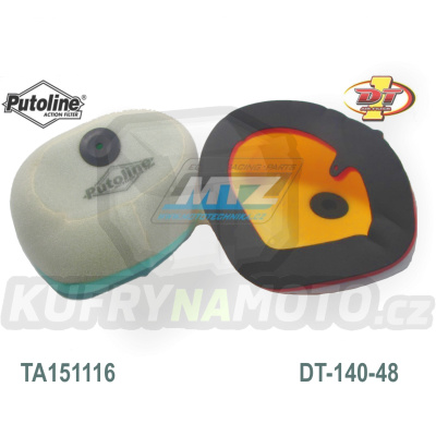 Filtr vzduchový - Kawasaki KX125+KX250 / 03-08