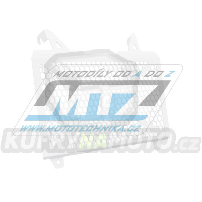 Kryty chladičů ocelové Dual Sport - Suzuki DE800 V-Strom / 23-24 - barva bílá