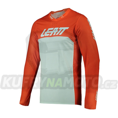 LEATT TRIČKO MOTO 5,5 ULTRAWELD dres ORANŽOVÁ BARVA ORANŽOVÁ / TYRKYSOVÁ VELIKOST L-5021020162