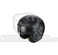 Moto přilba SCORPION BELFAST MISSION černo/šedá matná