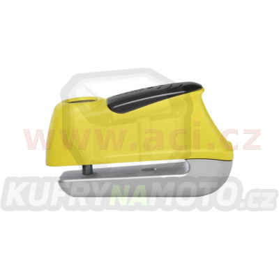 zámek na kotoučovou brzdu s alarmem 345 Trigger Alarm (průměr třmenu 5 mm), ABUS (žlutý)
