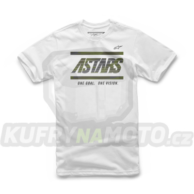 triko DRAFT TEE, ALPINESTARS (bílá)