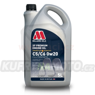 MILLERS OILS XF PREMIUM C5/C6 0w20 5 l
