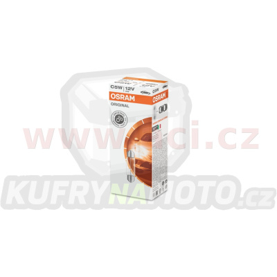 žárovka C5W 12V 5W (patice SV8,5-8 11x35 mm) OSRAM (sada 10 ks)