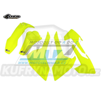 Sada plastů Husqvarna TE125+TE250+TE300 + FE250+FE350+FE450+FE501 + TX125+TX250+TX300 / 17-19 - barva FLUO žlutá (neon žlutá)