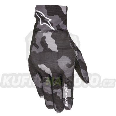 rukavice REEF, ALPINESTARS, dětské (černá/šedá camo) 2024