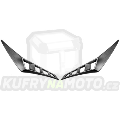 zadní kryty vrchní ventilace pro přilby Cross Pro 2, CASSIDA (černá)