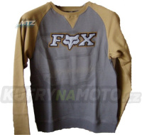 Mikina pánská FOX - šedo-hnědá - velikost S
